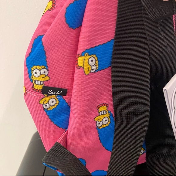 New Herschel Marge Simpson (The Simpsons) Mini Backpack – Pink - Picture 10 of 12